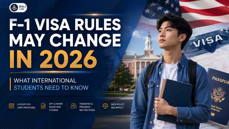 F-1 visa rule changes in 2026 for international students in the United States